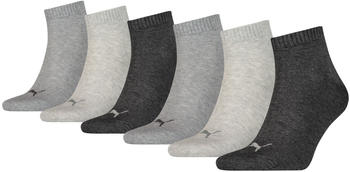 Puma Quarter Socks (701219577) grey combo