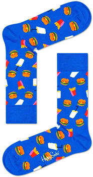 Happy Socks Hamburger Sock (HAM01) royal blue