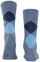 Burlington Socken "King" Einheitsgr&ouml;&szlig;e 40-46, Argyle-Muster, Burlington-Clip