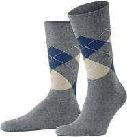 Burlington Socken "King" Einheitsgr&ouml;&szlig;e 40-46, Argyle-Muster, Burlington-Clip