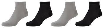 S.Oliver Online Women originals organic mesh Ankle Socks 4p (S21143000-9999) black