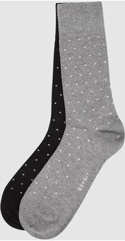 Esprit Socken Fine Dot 2-Pack (17870-0010) sortiment