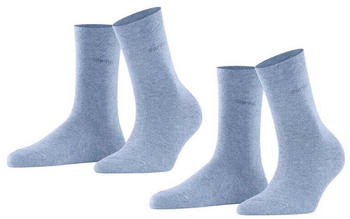 Esprit Basic Easy 2-Pack Damen Socken (18699-6458) jeans