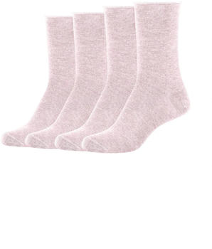 S.Oliver Online Women silky touch Socks 4p (S20135002-4200) rosé melange