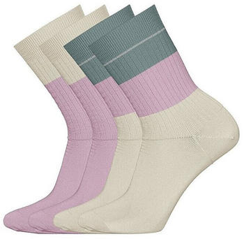S.Oliver Online Women silky touch rib Socks 4p (S20697000-1101) birch