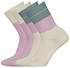 S.Oliver Online Women silky touch rib Socks 4p (S20697000-1101) birch