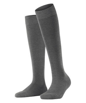 Falke Kniestr&uuml;mpfe ClimaWool (46884-3216) light greymel.