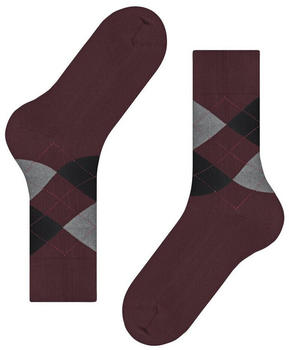 Falke Socken Sensitive Argyle (12535-8100) bordeaux