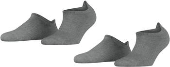 Esprit Sneakersocken Active Basic 2-Pack (17821-3390) light greymel.