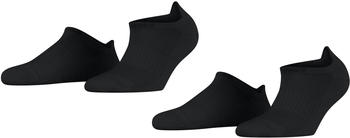 Esprit Sneakersocken Active Basic 2-Pack (17821-3000) black
