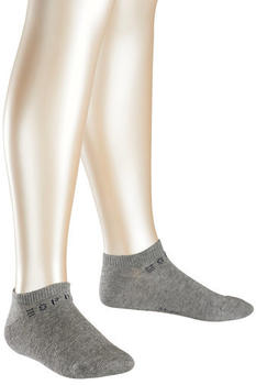 Esprit Sneaker-Socks Foot Logo 2-Pack light greymel. (19042)