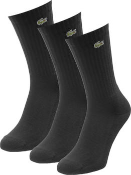 Lacoste SPORT High-Cut Socks 3-Pack (RA4182) black