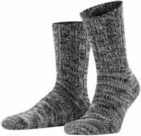 Falke 12430, Falke Socken mit geripptem Abschluss Modell 'Brooklyn' Black men