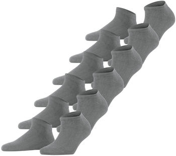 Falke Happy Bundle 6-Pack Damen-Sneakersocken (49002) light grey mel.