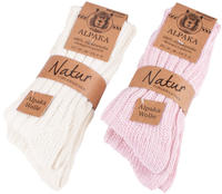 BRUBAKER 4 Paar Alpaka Socken mit Alpakawolle - Wintersocken Set f&uuml;r Damen und