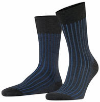 Falke 14648, Falke Socken aus reiner Baumwolle Modell 'Shadow' Mittelgrau men