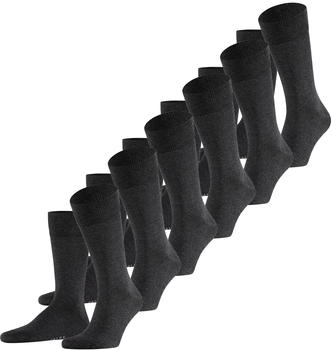 Falke Happy 6-Pack Herren-Socken (12513) anthrcite melange