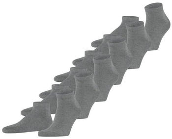 Falke Happy 6-Pack Herren-Sneakersocken (12516) light grey melange