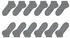 Falke Happy 6-Pack Herren-Sneakersocken (12516) light grey melange