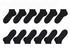 Falke Happy 6-Pack Herren-Sneakersocken (12516) dark navy