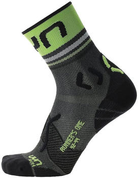 UYN Runner's One Socks (S100271) grey/lime