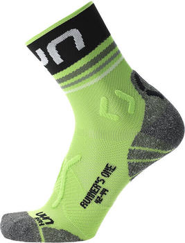 UYN Runner's One Socks (S100271) lime/black