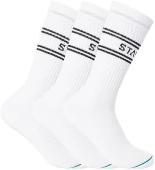 Stance Basic Crew Socks 3er-Pack (A556D20SRO) weiß