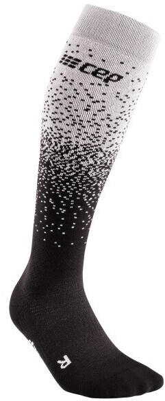CEP Snowfall Socks Skiing Tall black/off white