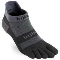 Injinji 203110-BGR, Injinji Run Midweight No-Show Socks L schwarz
