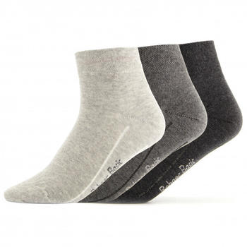 Rohner Basic Sneaker Plus 3er Pack l'grey/grey/d'grey