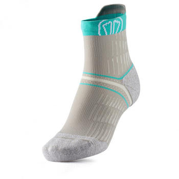 Sidas Women's Run Anatomic Comfort Socks light grey/turquoise