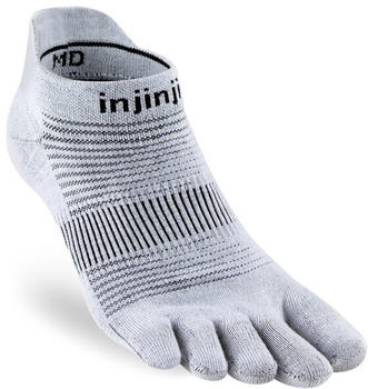 Injinji Run Lightweight No-Show Sock gray
