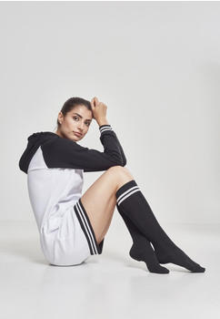 Urban Classics Ladies College Socks Blk/wht (TB770-00050-0070) black/white