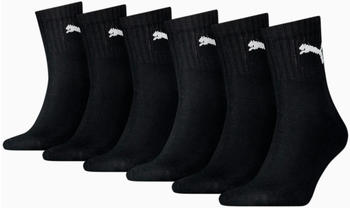 Puma 6-Pack Short Crew Socks (701219576) black