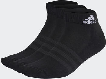 Adidas Cushioned Sportswear Ankle Socks 3 Pairs (IC1277) black