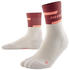 CEP Bloom Socks running Mid Cut W red/off white