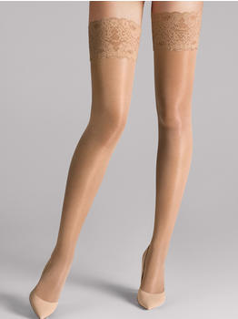 Wolford Satin Touch 20 Stay-Up (21223) caramel