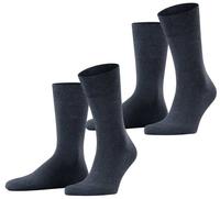 Esprit Socken "Basic Easy" 2 Paar, 2 Paar tlg. druckfreier, breiter Komfortbund,