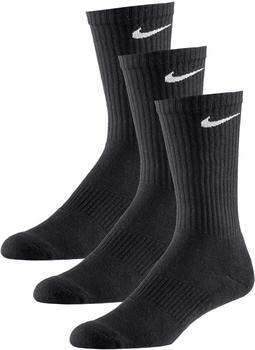 Nike Cotton Cushion Crew 3er Pack schwarz (SX4700-001)
