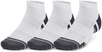 Under Armour UA Performance Tech 3-Pack Low Cut Socks (1379504) white