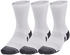 Under Armour UA Performance Cotton 3-Pack Mid-Crew Socks (1379530) white