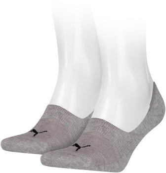 Puma Footie-Socken 2er-Pack (141011001) grey melange