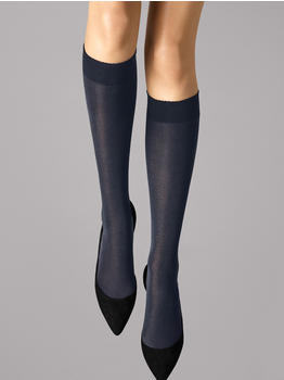 Wolford Velvet de Luxe 50 Knee-Highs (30923) admiral