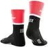 CEP Bloom Socks running Mid Cut W pink/black