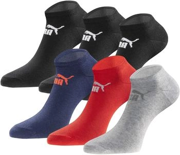 Puma Sneaker Socks Statement Edition black/blue/red/grey