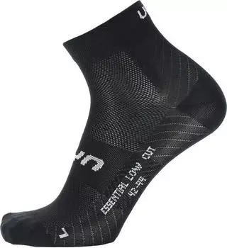 UYN Unisex Essential Low Cut Socks 2PRS Pack black