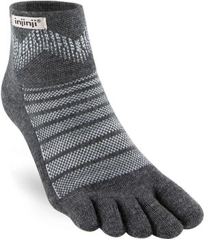 Injinji Outdoor Midweight Mini-Crew Wool Slate