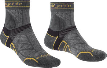 Bridgedale Men's Lightweight T2 Merino Sport 3/4 Crew gunmetal