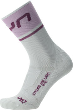 UYN Woman Cycling One Light Socks white/lilac