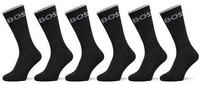 BOSS Businesssocken "6P QS Stripe CC" Packung, 6er, 6 Paar tlg. mit BOSS Schriftzug